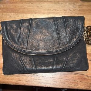 Henri Bendel black clutch / wristlet